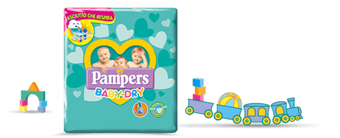 PAMPERS BABY DRY TG 4 MAXI 7-18 Kg - 52 pezzi
